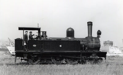 Locomotora del Sestao-Galdames en la Benedicta. Foto Reimar Holzinger