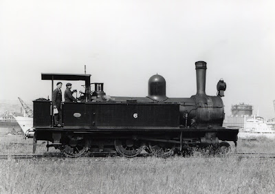 Locomotora del Sestao-Galdames en la Benedicta. Foto Reimar Holzinger